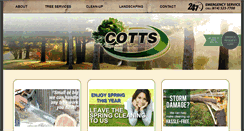 Desktop Screenshot of cottstrees.com